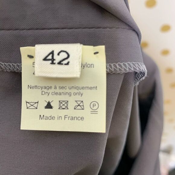 LANVIN Gray Ankle Trouser Pants - Picture 4 of 5